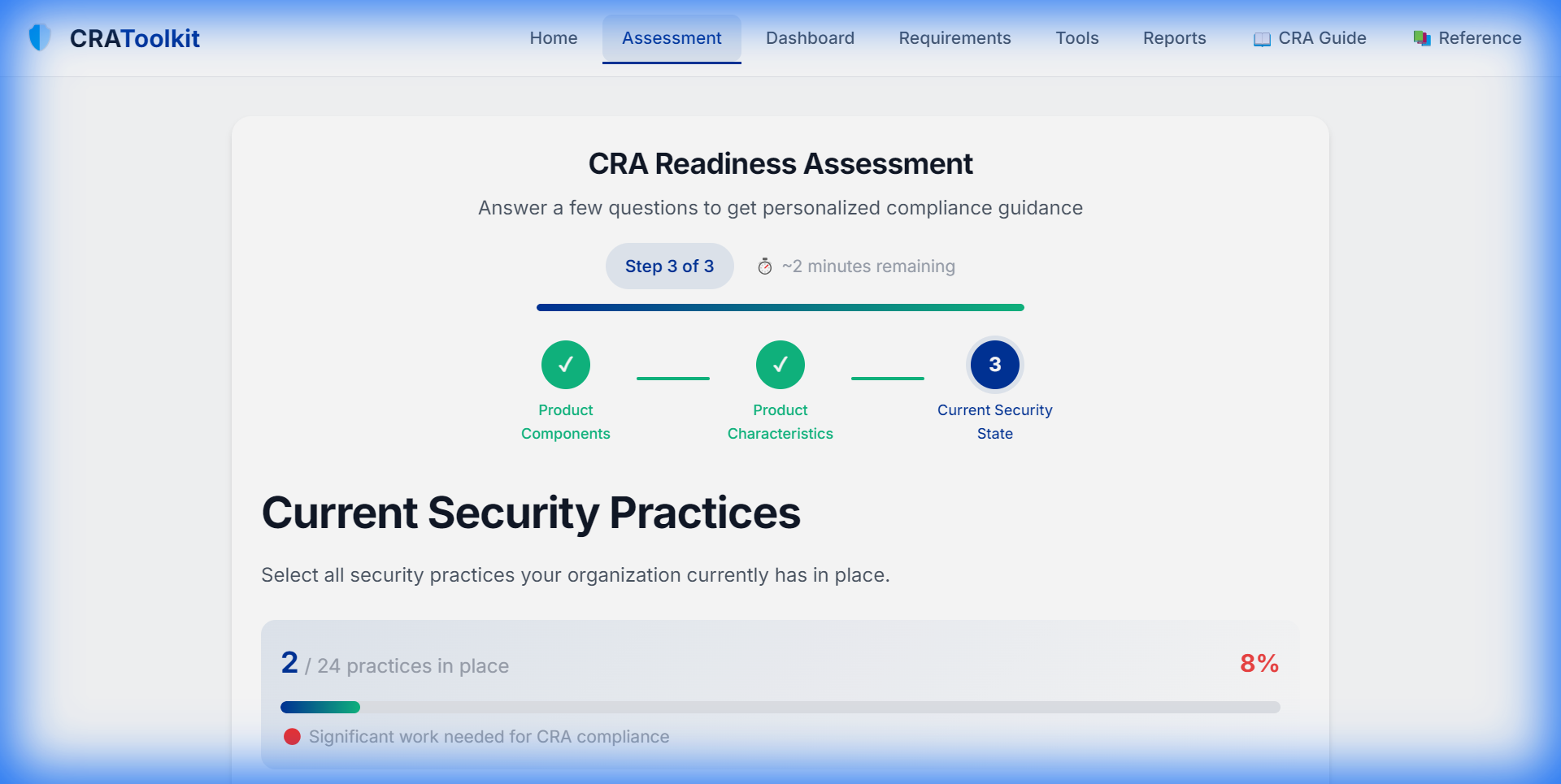 CRA Compliance Assessment Wizard